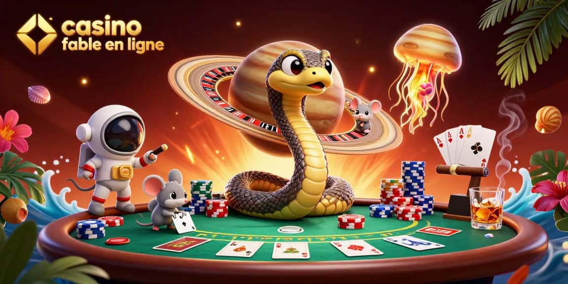 Visitez des jeux captivants dans un casino fiable en ligne où des souris astronautes parient sur une roue cosmique.