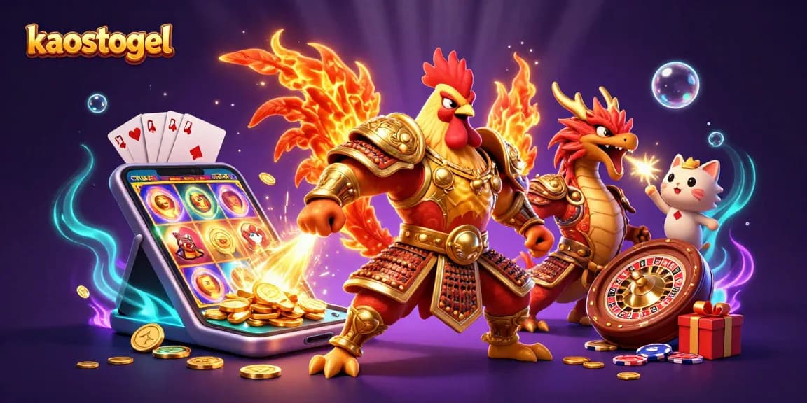 Join the thrilling adventures at kaostogel with a dazzling array of slot games and more.