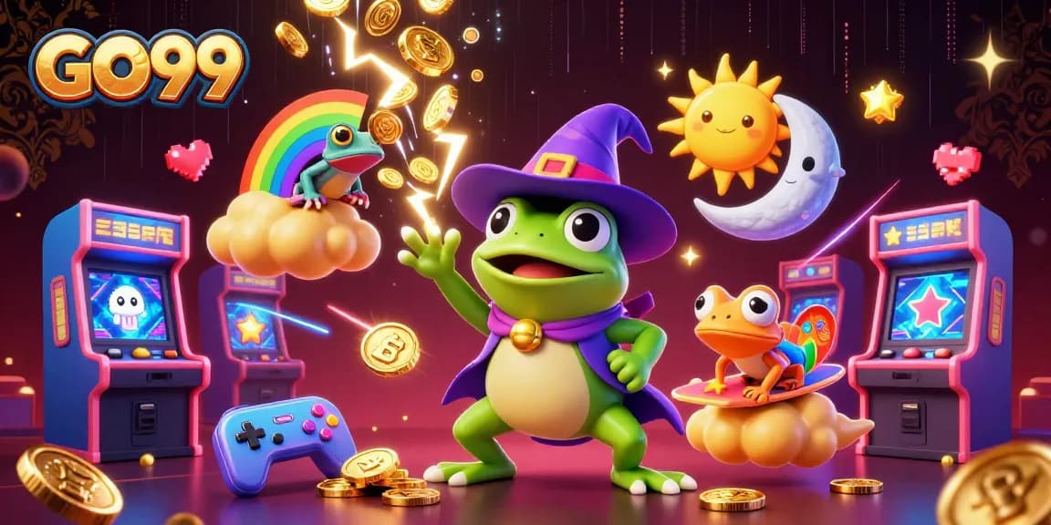 Join the excitement at GO99 with captivating gaming characters creating a treasure storm!