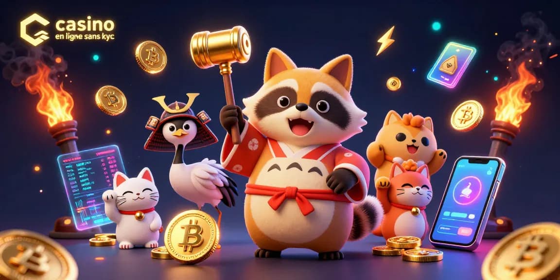 Gagnez avec des jeux de casino en ligne sans KYC, profitant des gaines de crypto-monnaies.