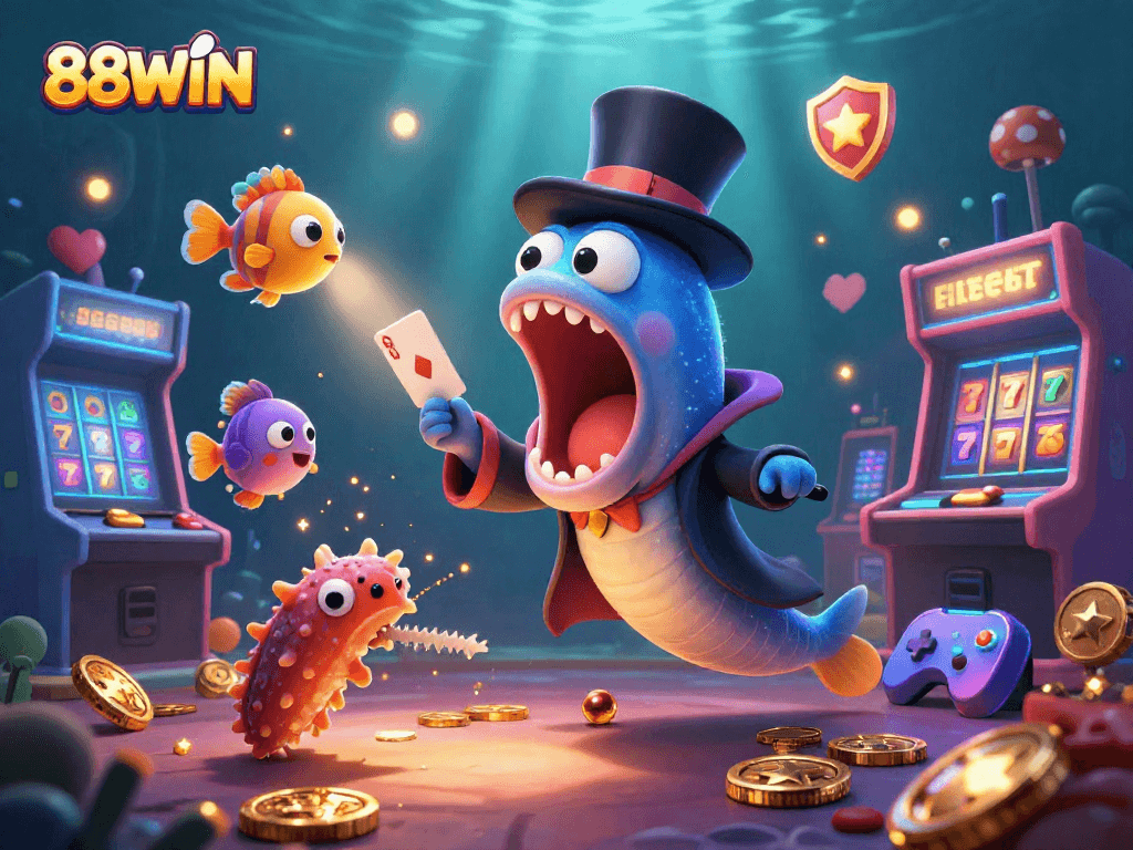 Experience thrilling magic at 88WIN with vibrant 3D characters and casino themes.