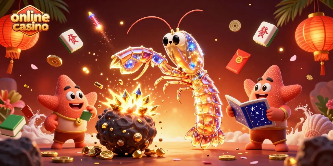 Vzemite srečo z online casino igrami v tej barviti 3D ilustraciji s pridihi zlata in sreče.
