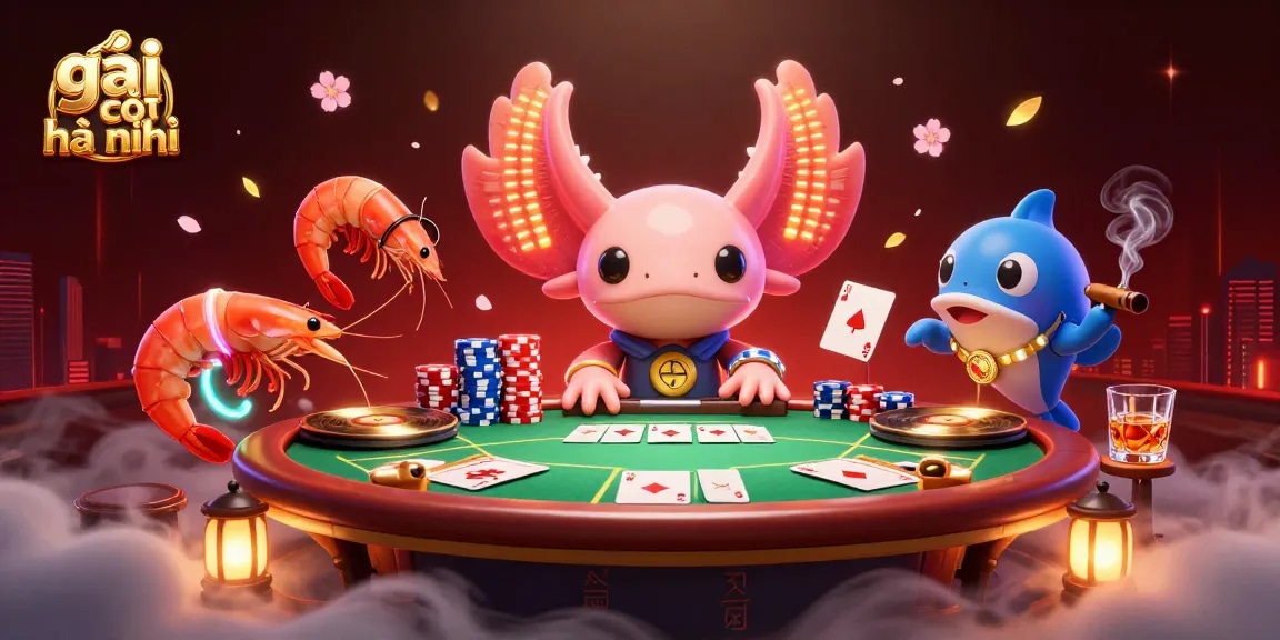 Hình ảnh mô tả cảnh chơi gái gọi Hà Nội, biểu diễn bằng ánh sáng neon và kỹ thuật cao trong cá cược.