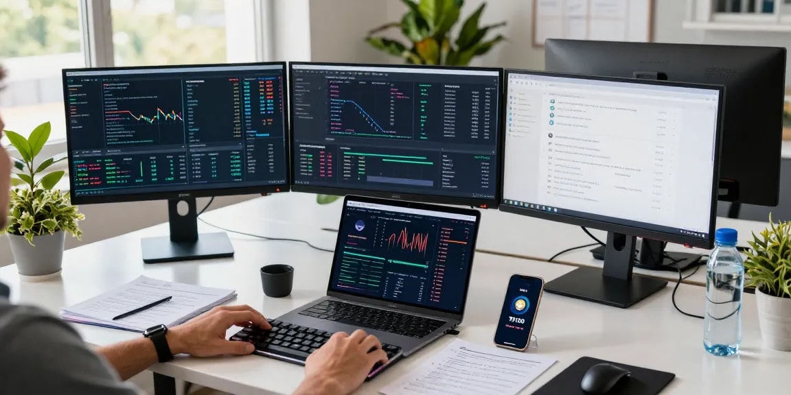 Manta Bridge interface showcased in a professional cryptocurrency trading setup featuring Ethereum transactions, digital wallets, and DeFi tools.