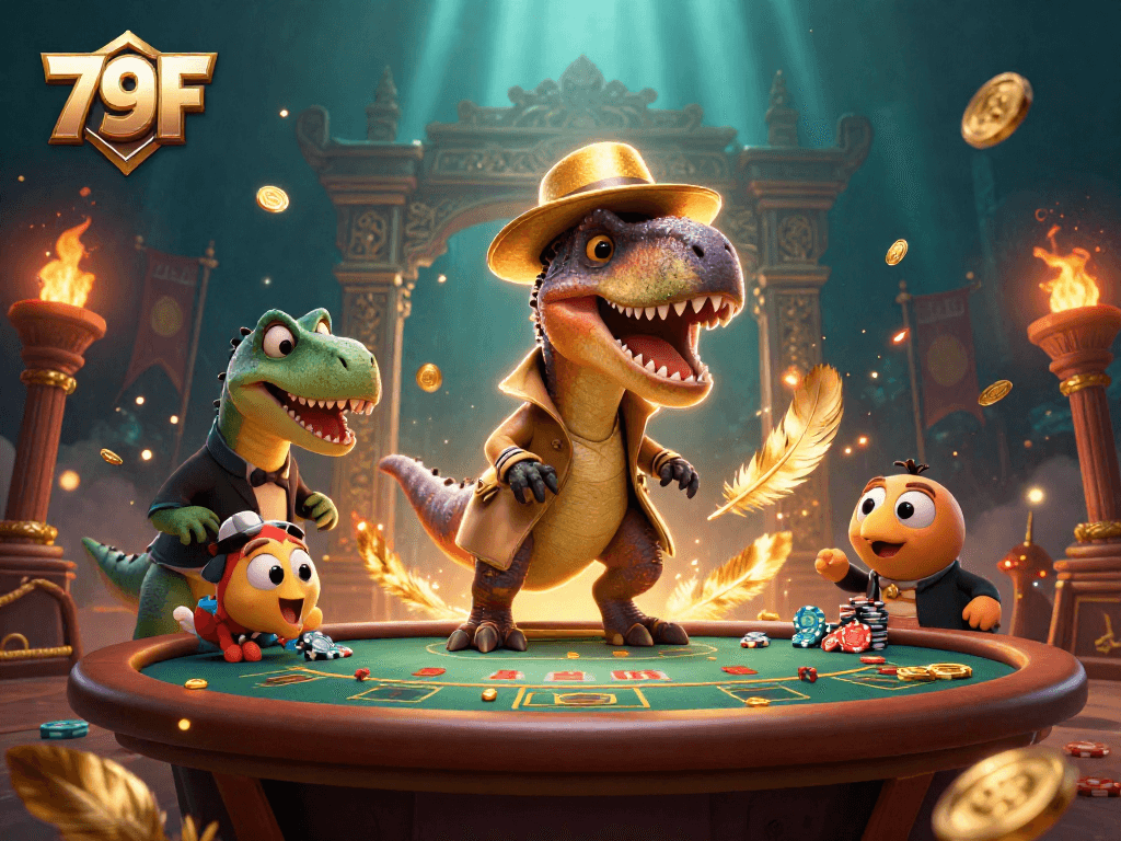 79F jogos de cassino com velociraptor e estegossauro, emoção de apostas fascinante em um ambiente vibrante.