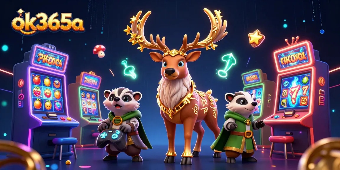 Engage with exciting slot games at ok365a featuring vibrant characters and colorful gaming elements.