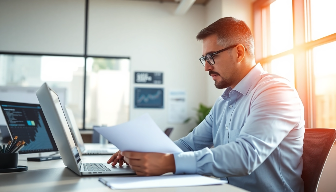 Highlighting cyber essentials accreditation during a compliance review in a modern office.