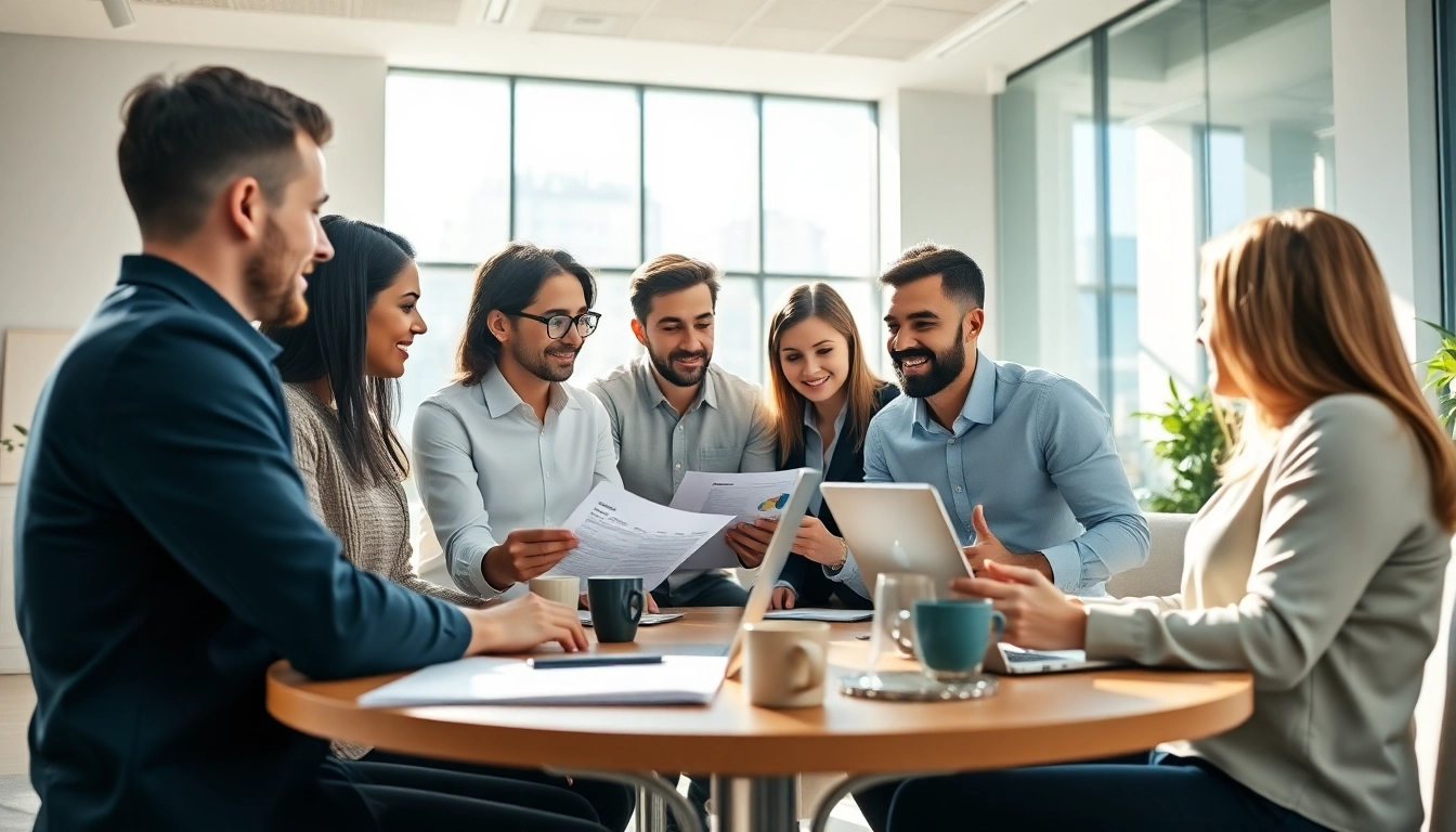 Sales professionals effectively utilizing Superhuman for sales in a collaborative environment.