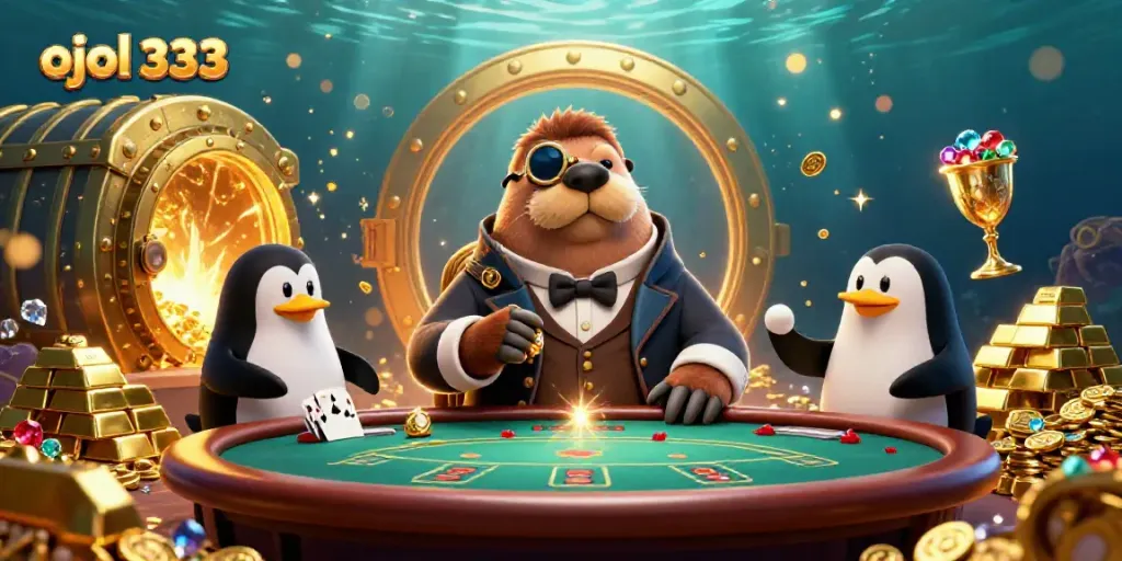 Experience the vibrant underwater casino action in ojol 333 with imaginative characters and rich treasure