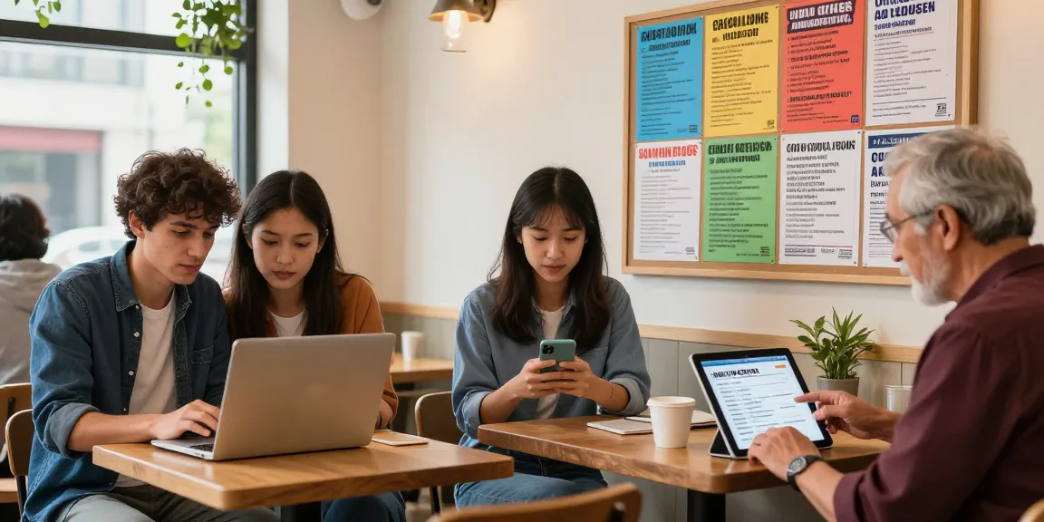BedPersonal connecting users in a community classifieds scene with vibrant social interactions.