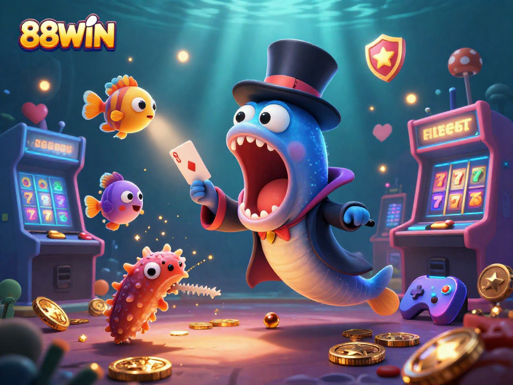 Experience thrilling magic at 88WIN with vibrant 3D characters and casino themes.