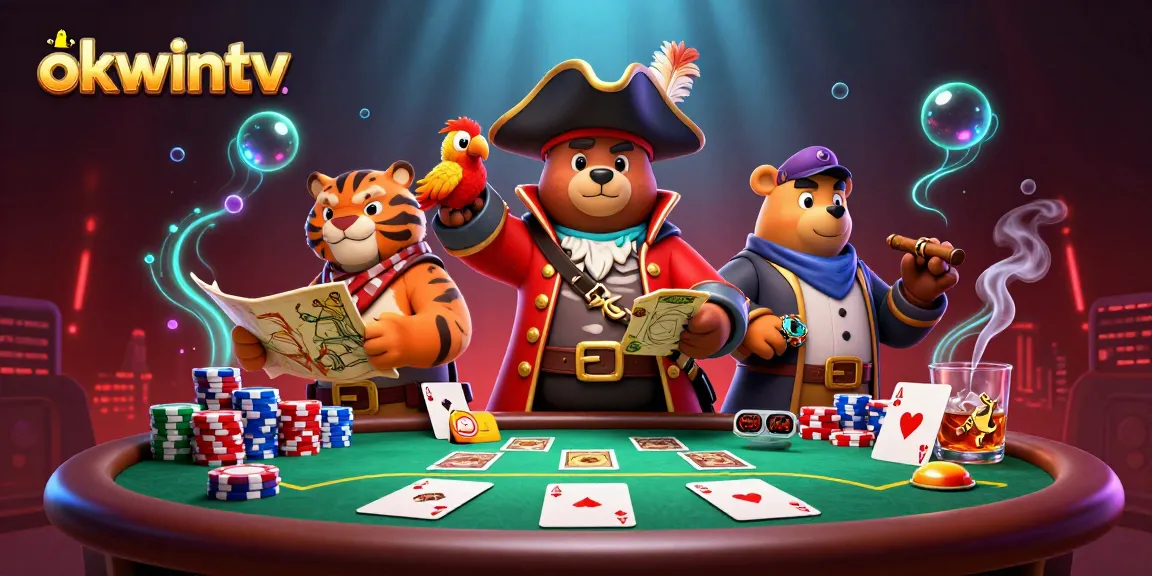 Experience thrilling gaming at okwintv with vibrant characters and dynamic casino elements.