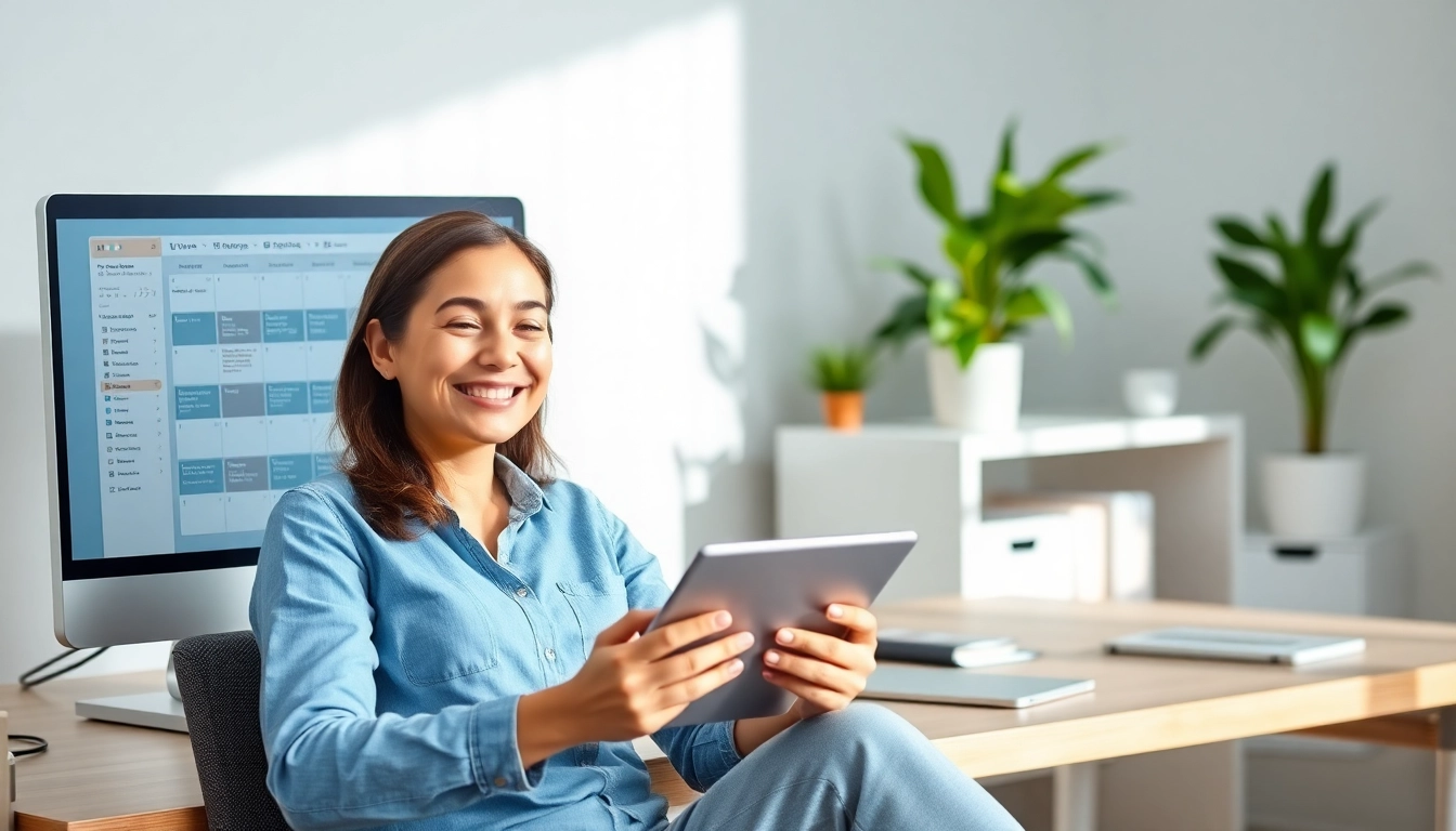 Organize Your Life With AI by showcasing AI tools on a modern workspace with a calm atmosphere.