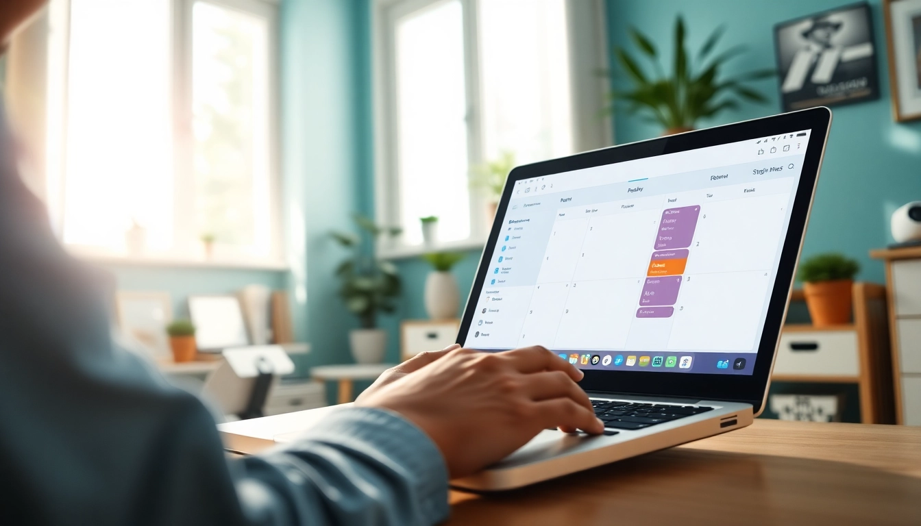 Organize Your Life With AI: a person efficiently managing their daily tasks using an AI planner.