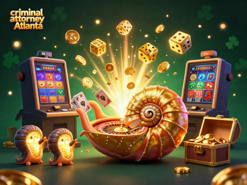 Spin the roulette with a criminal attorney Atlanta theme as giant nautilus and fossil friends unleash casino excitement.