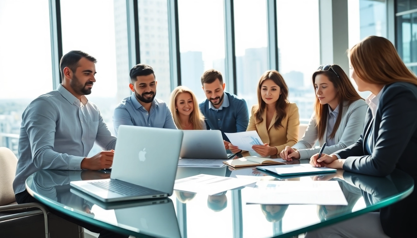 Engaging professionals collaborating on business strategies at theredandwhitemagz.com