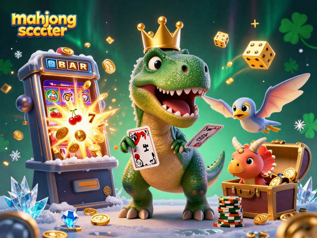 Experience the excitement of mahjong scatter as vibrant characters and casino elements burst with action.